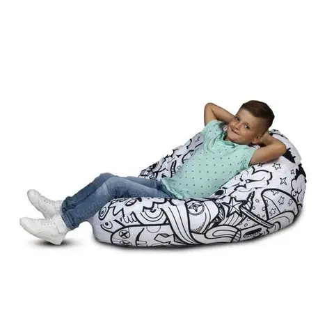 Sedacie vaky a kocky Sedací vak Sako Modern polyester TiaHome - Príšerky