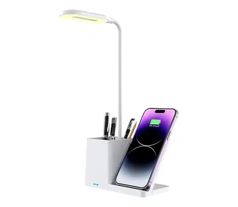 Svietidlá Rabalux 74233 - LED Stmievateľná stolná lampa CERIE LED/4W/5V biela 74233