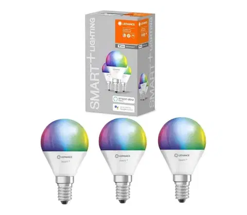 LED osvetlenie SADA 3x LED RGBW Stmievateľná žiarovka SMART+ E14/5W/230V 2700K-6500K - Ledvance 4058075485990
