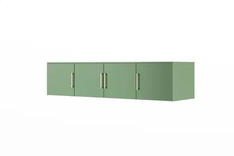 Nadstavce na skrine ArtStol Nadstavec ku skrini BALI 2 D4 | zelená