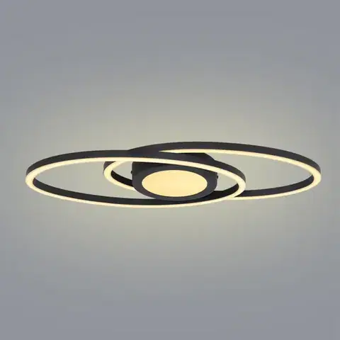 Moderné lampy do obývačky Stropné svietidlo LED 67239-24B 57X23 3000K Čierna