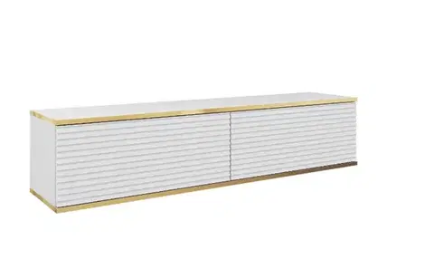 TV stolíky ArtPS TV stolík BIJOU MDF135 | závesný Farba: Biela