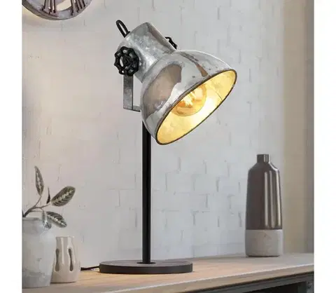 Lampy Eglo 79365 - Stolná lampa BARNSTAPLE 1xE27/40W/230V 79365