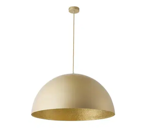 Svietidlá  Luster na lanku SFERA 1xE27/60W/230V pr. 50 cm zlatá 32293