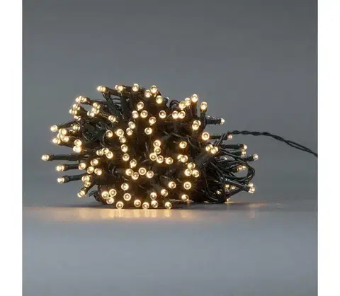 LED osvetlenie  CLBO192 - LED  reťaz 192xLED/7 funkcií/3xAA 14,9m IP44 teplá biela CLBO192