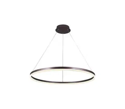 Svietidlá BRILAGI - stmievateľný LED luster na lanku CIRCLE LED/55W/230V 3000-6500K hnedá + diaľkový ovládač BG-J4309/BR