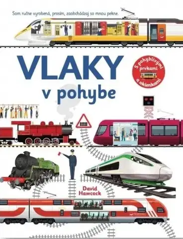 Leporelá, krabičky, puzzle knihy Vlaky v pohybe