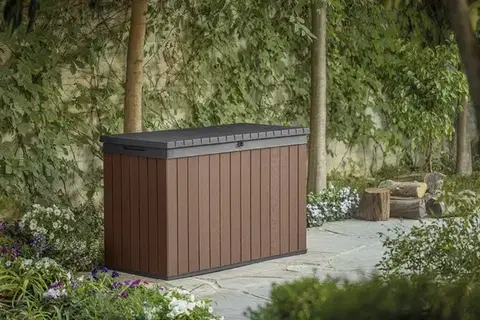 Záhradné úložné boxy Záhradný úložný box DARWIN 662L Rojaplast