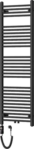 Radiátory do kúpeľne MEXEN/S - Mars radiátor + vykurovacia tyč 1500 x 500 mm, 600 W, čierna W110-1500-500-2600-70