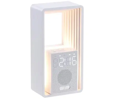 Lampy  09113L - LED stolná lampa s budíkom a nabíjaním CALM LED/3,5W/5V 09113L