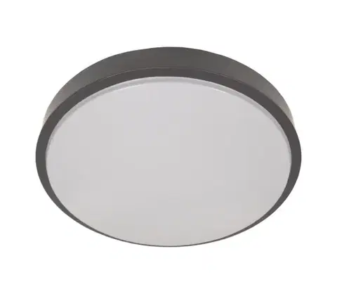 Svietidlá  Stropné svietidlo so senzorom WILTON 2xE27/60W/230V pr. 33 cm antracit SKU046781