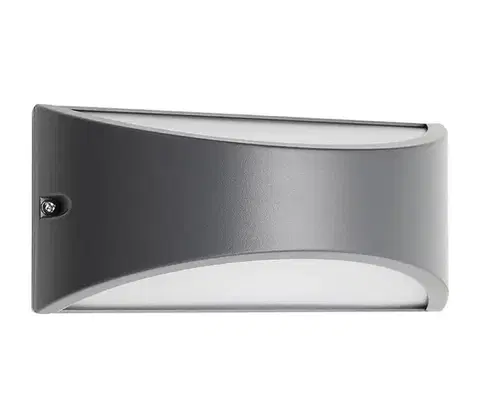 LED osvetlenie Redo 90191 - LED Vonkajšie nástenné svietidlo SCUDO LED/10W/230V 3000K IP54 antr 90191