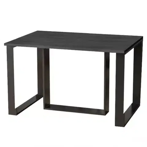 Jedálenské stoly Rozkladací stôl Borys 130/330x80cm betón tmavý