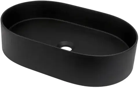 Sanitárna keramika DEANTE - Silia nero Granit umývadlo, oval CQS_NU6S