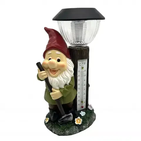 Solárne dekoračné lampy Solárna lampa trpaslík GIMLI AO-GI105SL