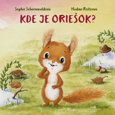 Leporelá, krabičky, puzzle knihy Kde je oriešok? - Sophie Schoenwaldová,Zuzana Dodoková