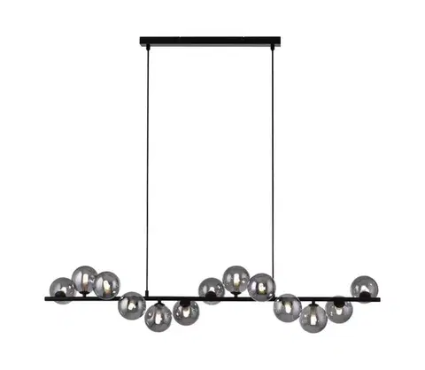 Svietidlá Schöner Wohnen 14504-18 - LED závesný luster DUBAI 13xG9/3W/230V čierna/dymová 14504-18