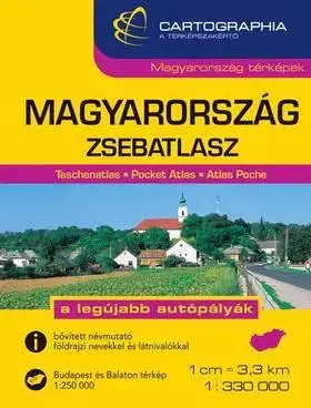 Sprievodcovia, mapy, atlasy Magyarország zsebatlasz