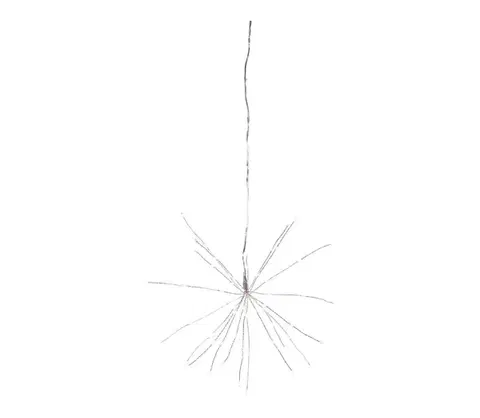Vianočné dekorácie Eglo 411063 -  LED Vianočná dekorácia FIREWORK 60xLED/0,06W/3xAA priemer 26 cm 411063