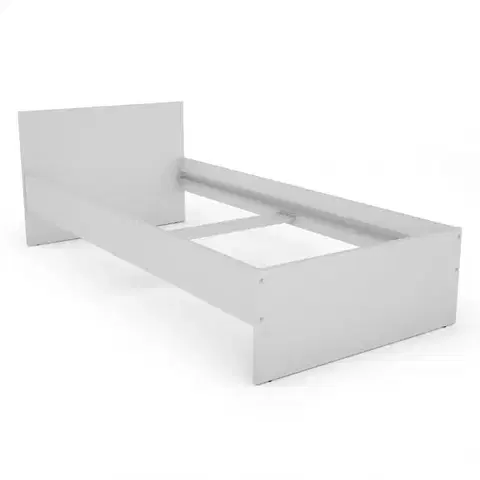 Postele Posteľ Alan 90x200 biela