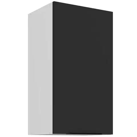 Kuchynské skrinky visiace Kuchynská skrinka Aria-Bl/Wh Anti Fingerprint 40g-72 1f