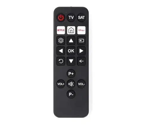 Predlžovacie káble  TVRC23SNBK - Univerzálne diaľkové ovládanie pre TV 2xAAA TVRC23SNBK