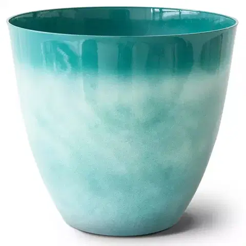 Záhrada Kvetináč KL190406-33/33/30 glazúra aqua