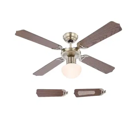 Ventilátory Globo 03804 - Stropný látor CHAMPION 1xE27/60W/230V 03804