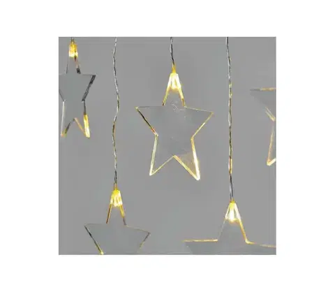 LED osvetlenie  LED vonkajšia reťaz 8xLED/5,84m IP44 hviezdy DCGW02