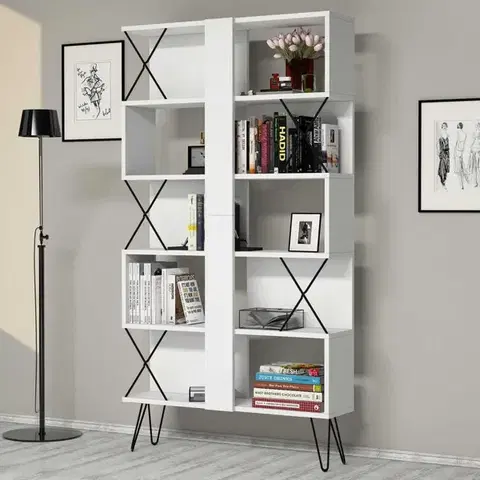 Knižnice Knižnica Extra - White