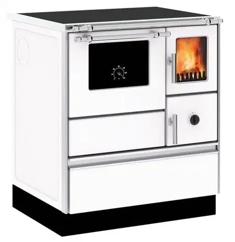 Sporáky Kinekus Sporák DOMINANT 70, 6,7 kW, biely, ľavý