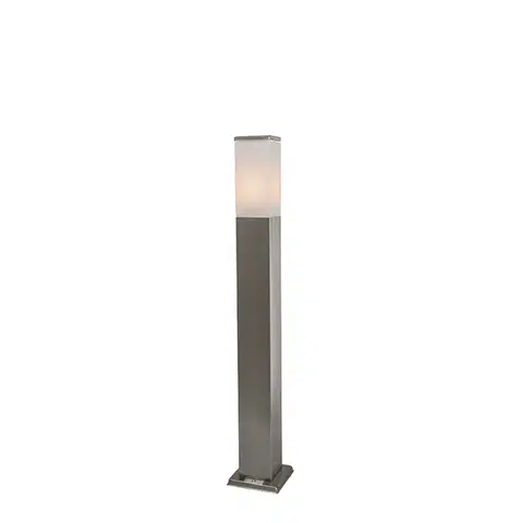 Zahradne stlpove lampy Inteligentná vonkajšia lampa 80 cm oceľ vrátane Wifi P45 - Malios