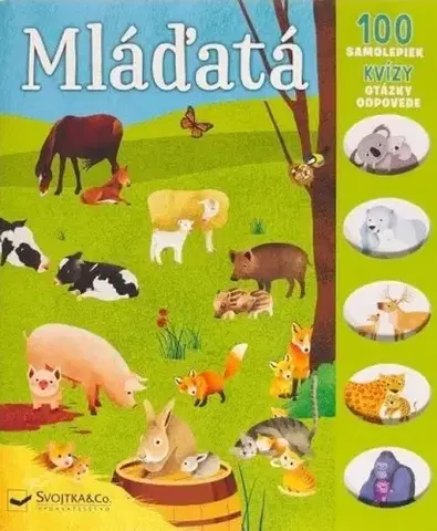 Pre deti a mládež - ostatné 100 samolepiek - Mláďatá