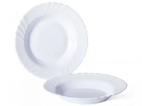 Taniere Kinekus Tanier hlboký, priemer 23cm, EBRO biely