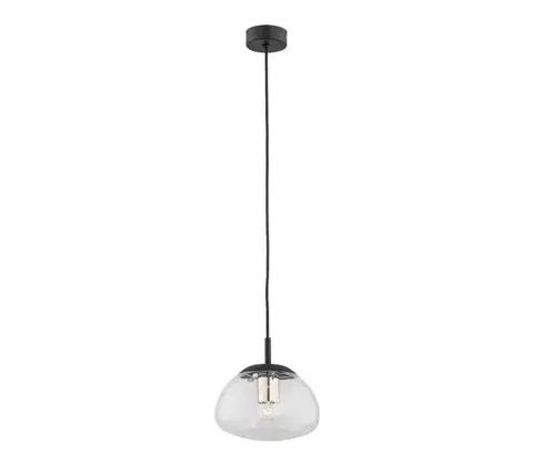 Svietidlá Argon 4331 - Luster na lanku TRINI 1xE27/15W/230V pr. 20 cm čierna 4331