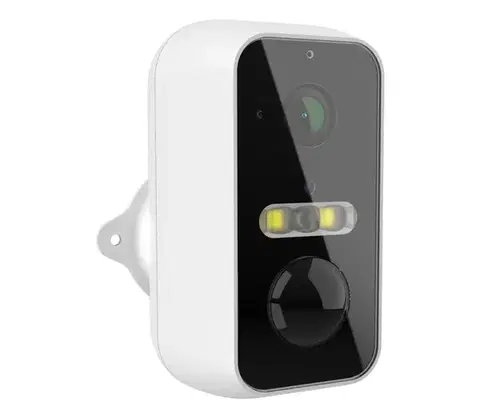 Predlžovacie káble iGET 75020831 - Inteligentná kamera s 2K snímačom, batériou 9600 mAh, krytím IP65, Wi‑Fi (Tuya), biela 75020831