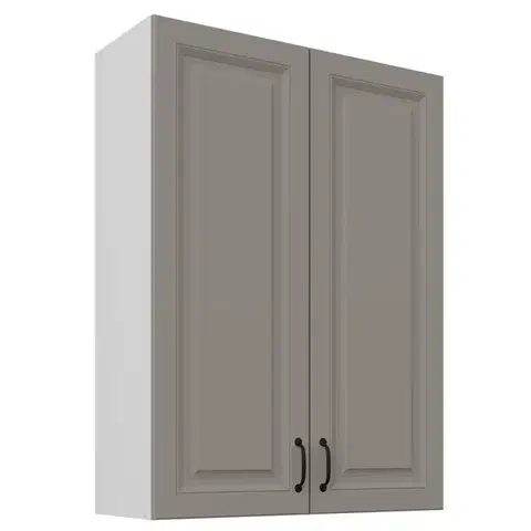 Kuchynské skrinky visiace Skrinka do kuchyne Stilo claygrey/biely 80G-108 2F