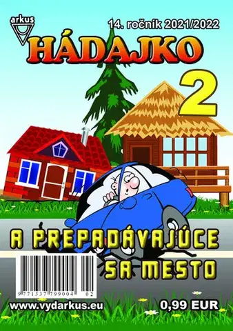 Pre deti a mládež - ostatné Hádajko 2 2022 a prepadávajúce sa mesto - Jela Mlčochová