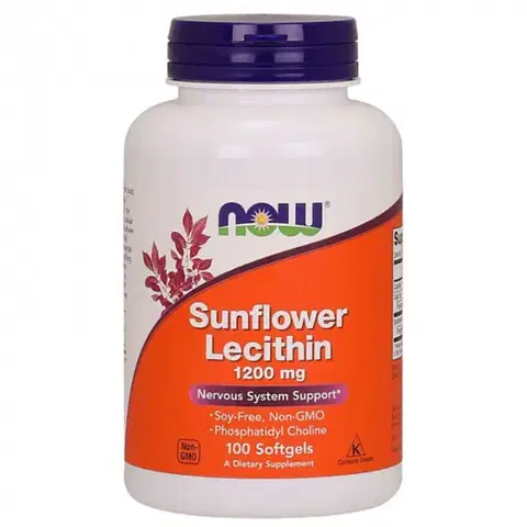 Lecitín NOW foods Sunflower Lecithin 1200mg