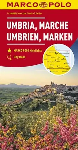 Európa Itálie - Umbrien, Marken mapa 1:200T