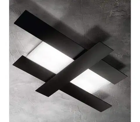 Svietidlá Gea Luce DOHA P G N - LED Stropné svietidlo DOHA LED/50W/230V 104 cm čierna DOHA P/G N