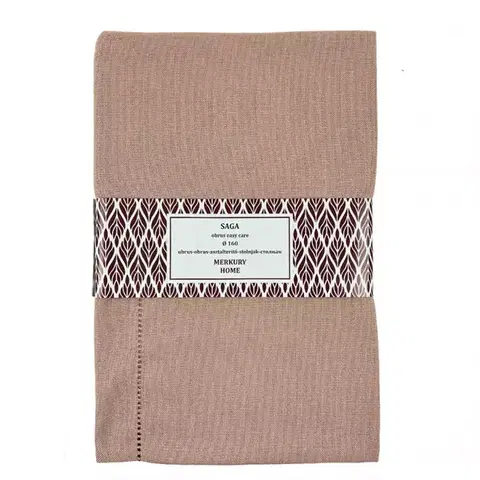Bytový textil Obrus SAGA svetloružová 160 easy care