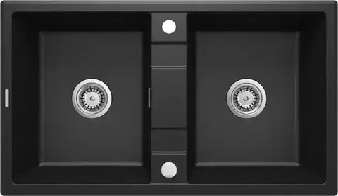 Kuchynské drezy DEANTE DEANTE - Eridan grafit metalic - Granitový drez, 2 - bowl ZQE_G203