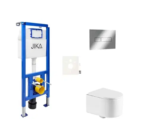 Záchody Závěsný WC set do lehkých stěn / předstěnová SAT SIKOJSREX72CR SIKOJSREX72CR