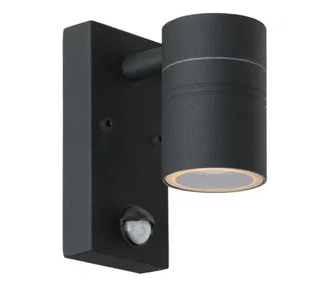 Záhradné lampy Lucide 14866/05/30 - LED Vonkajšie svietidlo so senzorom 1xGU10/5W/230V IP44 14866/05/30