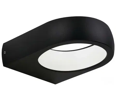 LED osvetlenie Telefunken 320205TF - LED vonkajšie nástenné svietidlo LED/7,5W/230V IP44 čierne 320205TF
