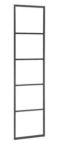 Doplnky do kúpeľne SAPHO - SKA stojaci sušiak uterákov 420x1700x20, čierna mat SKA551