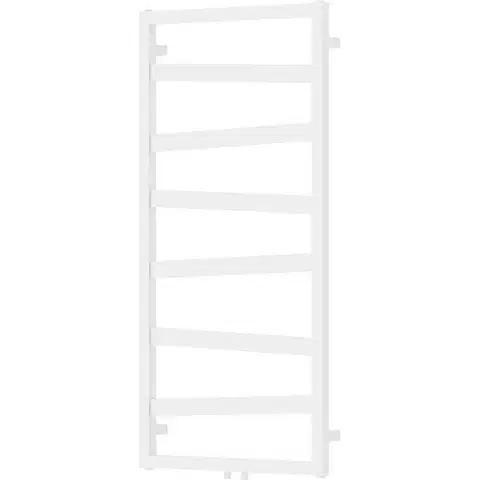 Radiátory do kúpeľne MEXEN - Zoom vykurovací rebrík/radiátor dekoratívny 1100 x 530 mm, 376 W, biela W130-1100-530-00-20