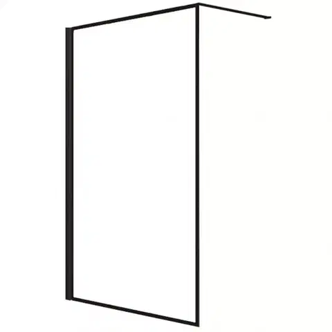 Sprchy WALK-IN Sprchová stena Walk-In Tiz 120x195 black