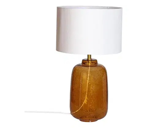 Lampy Cottex 8000110-5503 - Stolná lampa BLAKE 1xE27/8W/230V hnedá 8000110-5503